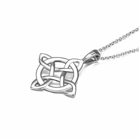 2018 New 925 Sterling Silver Classic Necklace Lucky Knot Lucky Pendants Necklaces Fashion Women Jewelry & Accessories GNX9872-B