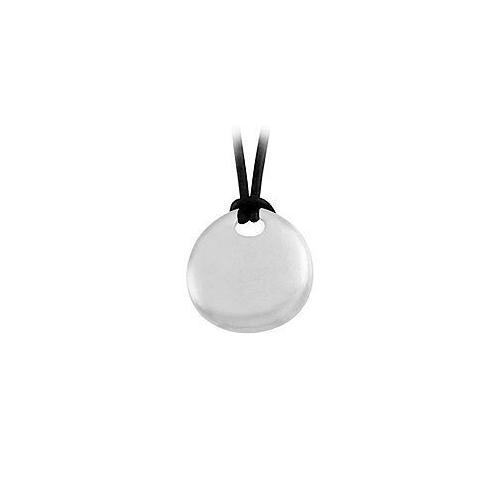 .925 Sterling Silver Round Pendant-JewelryKorner-com