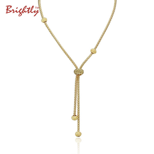 Brightly Bohemain Long Necklaces Fashion Luxury Balls Accessory Pendant Necklace for Women Party
