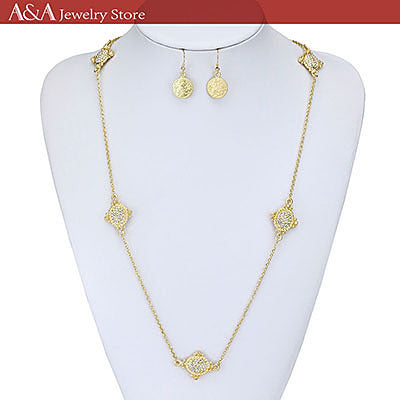 Brightly Fashion OL Elegant Style Long Necklaces Link Chain Necklaces for Women New Accessory