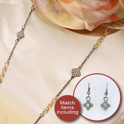 Brightly Hot Sales Vintage Long Necklaces Four Leaf Cloves Design Pendants Necklaces for Women OL Style