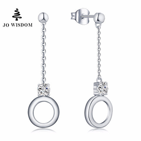 JO WISDOM Fine Jewelry Silver Earring Costume Jewelry Earrings Drop Earring Long Earring Wedding Decorations