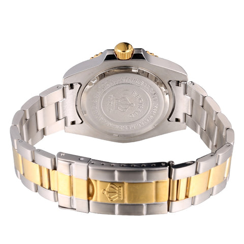 Luxury Reginald Watch Men Rotatable Bezel GMT Sapphire Glass Date Stainless Steel Women Mens Sport Quartz Watches Reloj Hombre