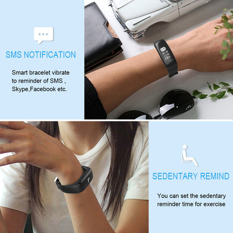 P6 Bluetooth Smart Bracelet for iPhone IOS Android Calorie Counter Pedometer Digital Tracker LCD Sport Fitness Watches