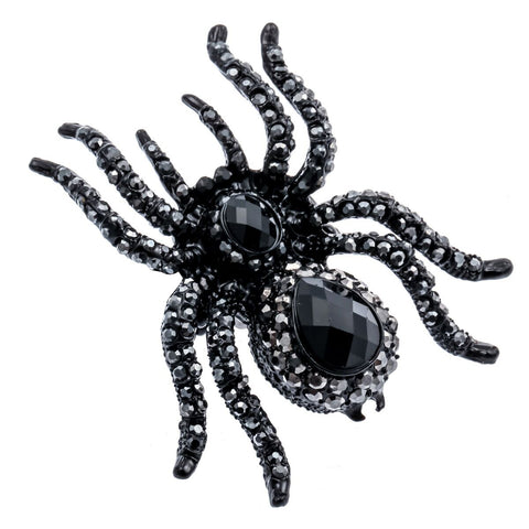 YACQ Spider Brooch Pin Pendant Halloween Christmas Party Jewelry Gifts Decoration for Women Girls Her Wife Mom BA12 Dropshipping