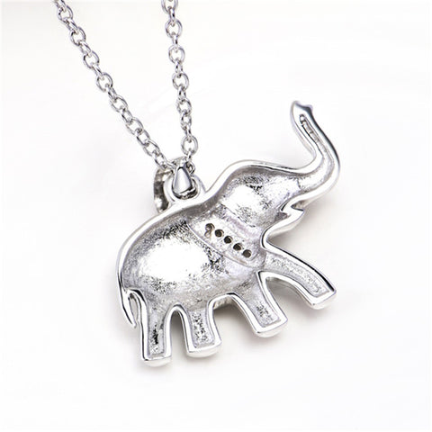 YFN Genuine 925 Sterling Silver Elephant Pendants Necklaces Fashion Jewelry Cubic Zirconia Necklace For Women Collares GNX0456