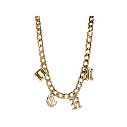 Authentic Nikki Chu Gold Chunky Charm Necklace ( Case of 12 )-JewelryKorner-com
