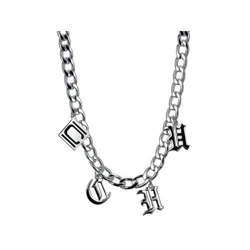 Authentic Nikki Chu Silver Chunky Charm Necklace ( Case of 1 )-JewelryKorner-com