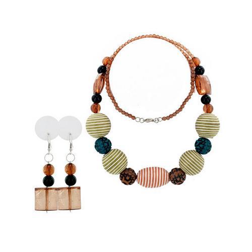 beaded necklace/earrings ( Case of 6 )-JewelryKorner-com