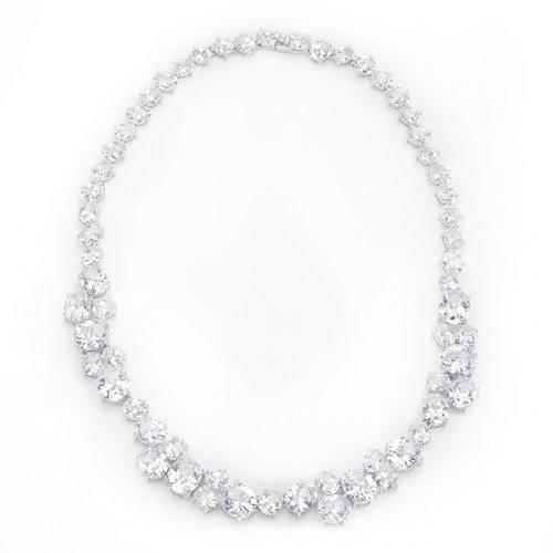 Bejeweled Cz Collar Necklace (pack of 1 ea)-JewelryKorner-com