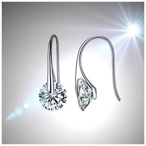 BOUTIQUE DIAMONDS - Charming Swarovski Drop Earrings-JewelryKorner-com