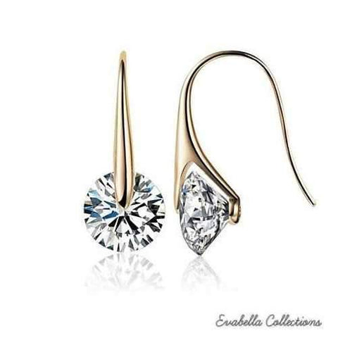 BOUTIQUE DIAMONDS - Charming Swarovski Drop Earrings-JewelryKorner-com