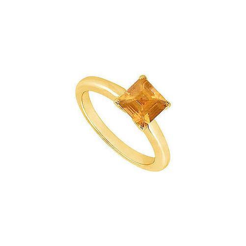 Citrine Ring : 14K Yellow Gold - 0.75 CT TGW-JewelryKorner-com