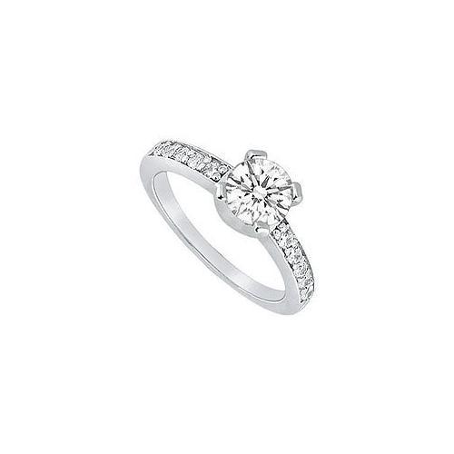 Diamond Engagement Ring : Platinum - 0.66 CT Diamonds-JewelryKorner-com