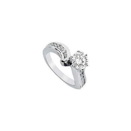 Diamond Engagement Ring : Platinum - 1.00 CT Diamonds-JewelryKorner-com