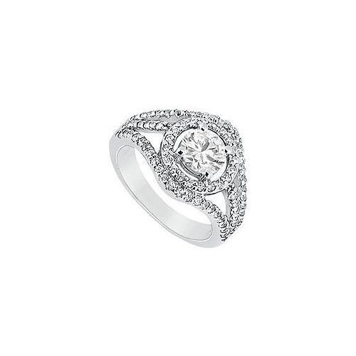Diamond Engagement Ring : Platinum - 1.25 CT Diamonds-JewelryKorner-com