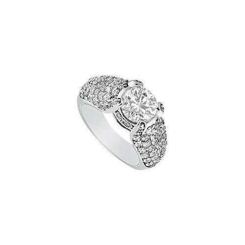 Diamond Engagement Ring : Platinum - 2.00 CT Diamonds-JewelryKorner-com
