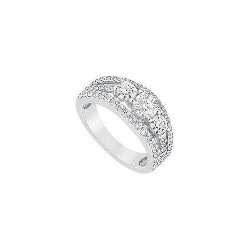 Diamond Engagement Ring : Platinum - 2.25 CT Diamonds-JewelryKorner-com