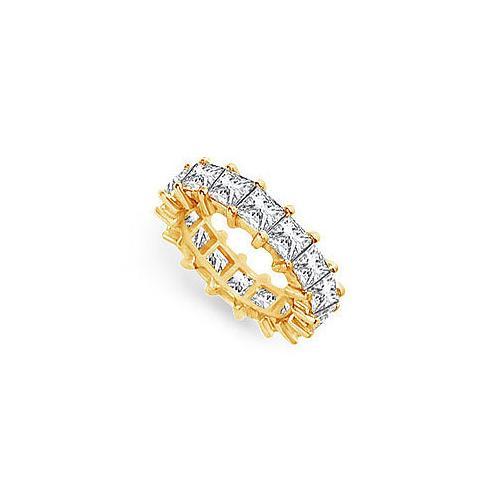 Diamond Eternity Band : 14K Yellow Gold - 5.00 CT Diamonds-JewelryKorner-com