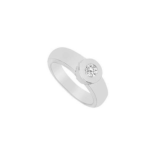 Diamond Ring : 14K White Gold - 0.25 CT Diamonds-JewelryKorner-com