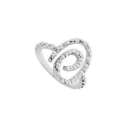 Diamond Ring : 14K White Gold - 0.50 CT TGW-JewelryKorner-com
