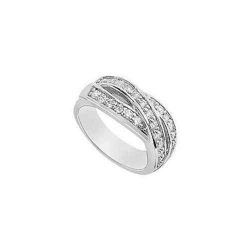 Diamond Ring : 14K White Gold - 1.00 CT Diamonds-JewelryKorner-com