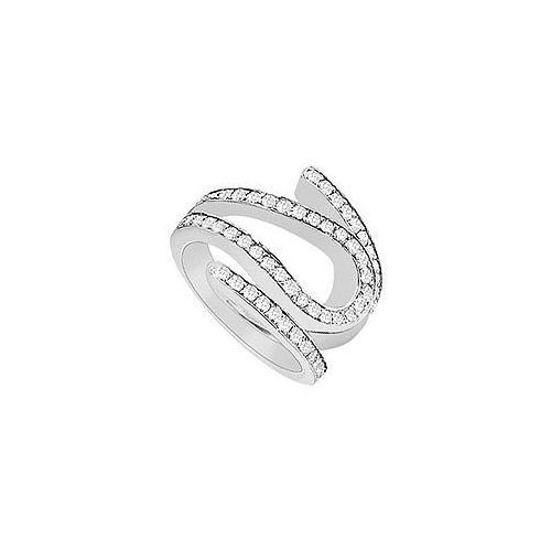 Diamond Ring : 14K White Gold - 1.25 CT Diamonds-JewelryKorner-com