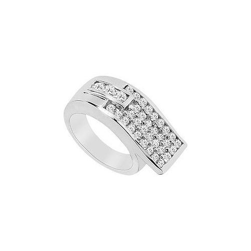 Diamond Ring : 14K White Gold - 1.50 CT Diamonds-JewelryKorner-com