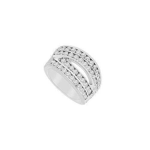 Diamond Ring : 14K White Gold - 2.00 CT Diamonds-JewelryKorner-com