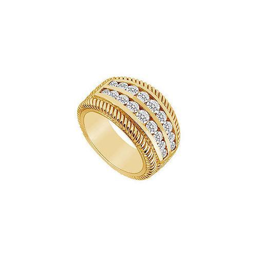 Diamond Ring : 14K Yellow Gold - 0.75 CT Diamonds-JewelryKorner-com