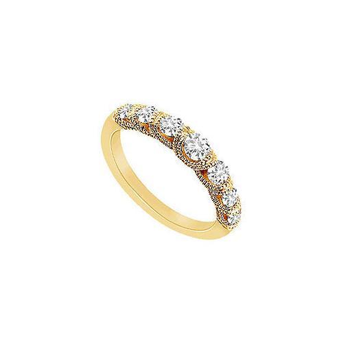 Diamond Ring : 14K Yellow Gold - 0.75 CT Diamonds-JewelryKorner-com