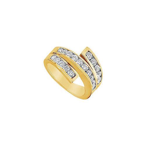 Diamond Ring : 14K Yellow Gold - 1.00 CT Diamonds-JewelryKorner-com
