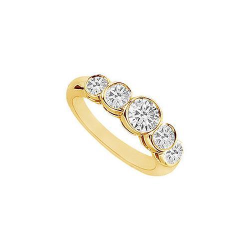 Diamond Ring : 14K Yellow Gold - 1.10 CT Diamonds-JewelryKorner-com
