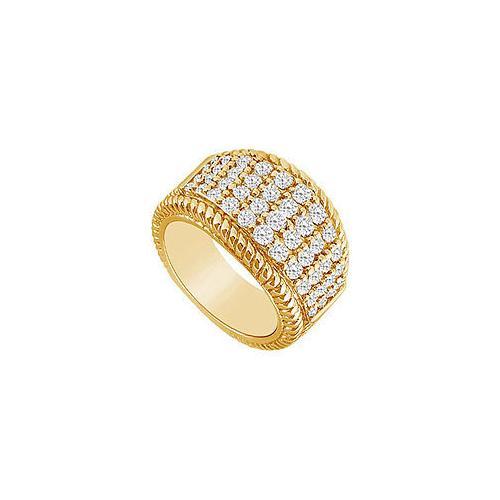 Diamond Ring : 14K Yellow Gold - 1.25 CT Diamonds-JewelryKorner-com