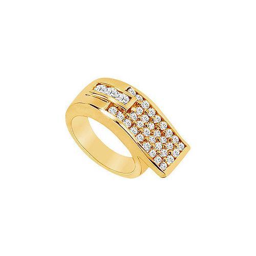 Diamond Ring : 14K Yellow Gold - 1.50 CT Diamonds-JewelryKorner-com