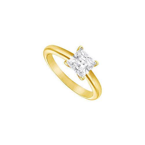 Diamond Solitaire Ring : 14K Yellow Gold  1.75 CT Diamond-JewelryKorner-com