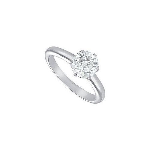 Diamond Solitaire Ring : Platinum  2.00 CT Diamond-JewelryKorner-com