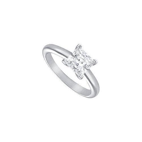 Diamond Solitaire Ring : Platinum  2.00 CT Diamond-JewelryKorner-com
