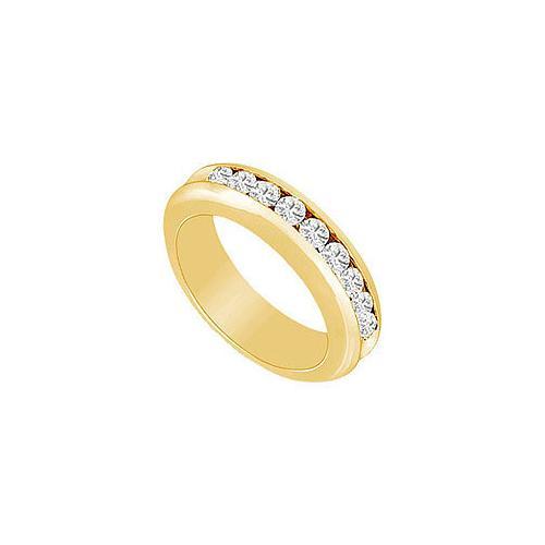 Diamond Wedding Band : 14K Yellow Gold - 0.25 CT Diamonds-JewelryKorner-com