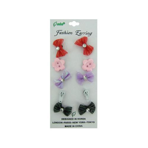 Fashion earrings pack of 5 ( Case of 24 )-JewelryKorner-com