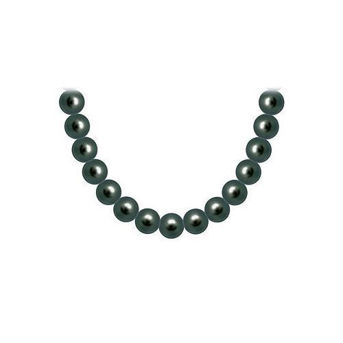 Freshwater Cultured Pearl Necklace : 14K White Gold 11 MM-JewelryKorner-com