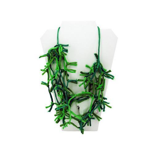 Green Knotted Necklace ( Case of 12 )-JewelryKorner-com