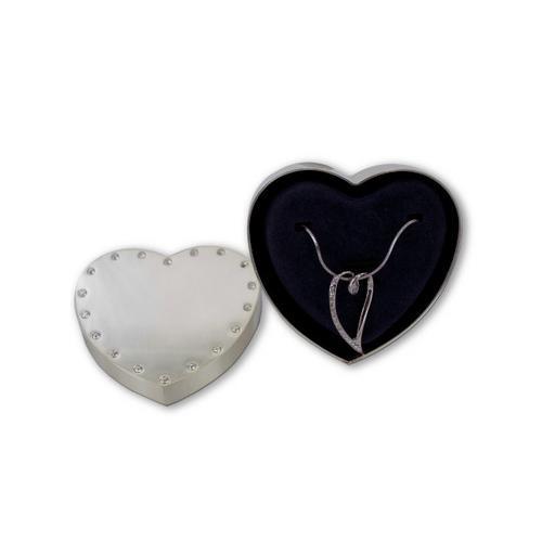 heart necklace/box 12444 ( Case of 1 )-JewelryKorner-com