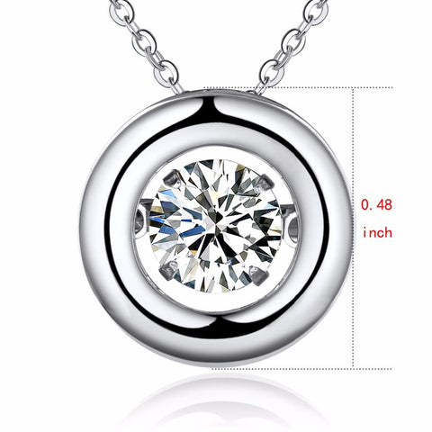 HEART BY HEART 925 Silver Necklaces & Pendants Costume Jewelry for Women Pendant Female Trendy Dropship Necklace-JewelryKorner