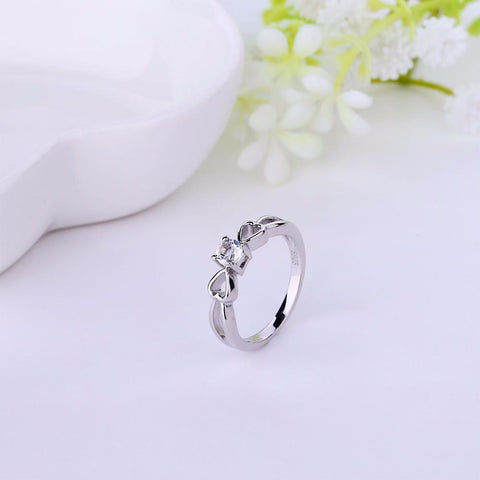Heart By Heart Fashion Fine Jewelry Ring Newest Collection Heart Stackable 925 Solid Silver Jewelry for Women Men RINGS-JewelryKorner