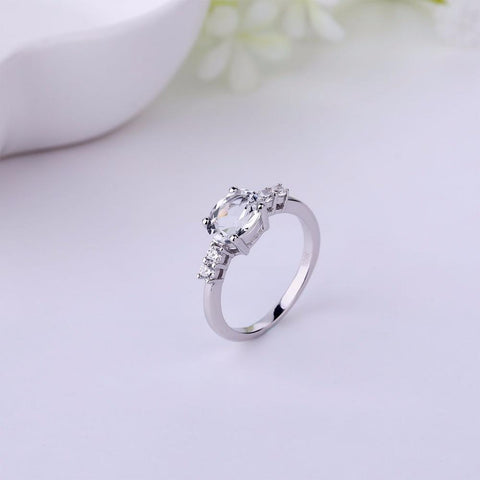 Heart By Heart Original Handmade Promise Ring Jewelry For Women Love Bague Anillos Mujer Gift White Gold Ring Lady Prevent Jewel-JewelryKorner