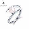 JO WISDOM Costume jewelry Rings Everything for a Wedding Ladies Jewelery Rings of Pearls Silver 925 Jewelry-JewelryKorner