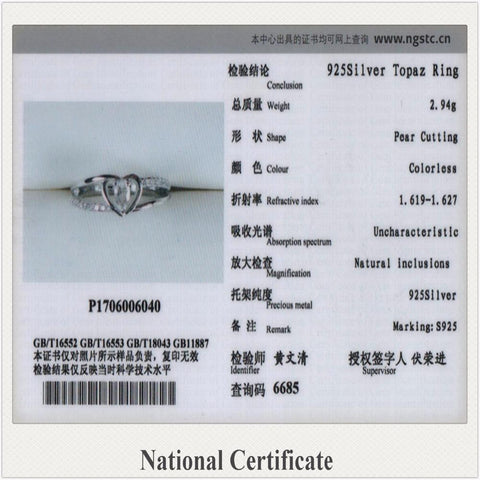JO WISDOM Silver 925 jewelry bijouterie men's rings Women's rings Bts accessories Heart Rings with CZ Stones-JewelryKorner