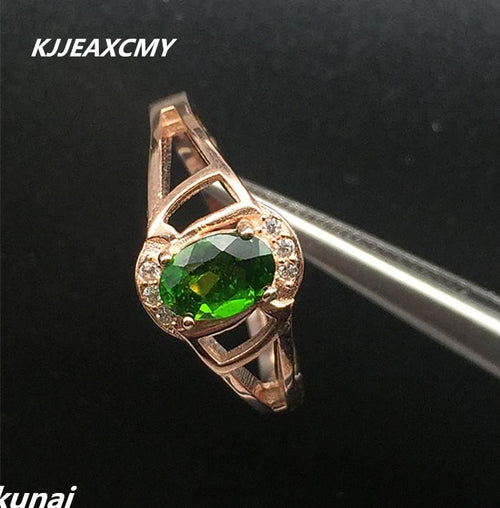 KJJEAXCMY Fine jewelry Colorful jewelry, 925 silver inlaid natural rings, women's style of originality, simple and generous-JewelryKorner