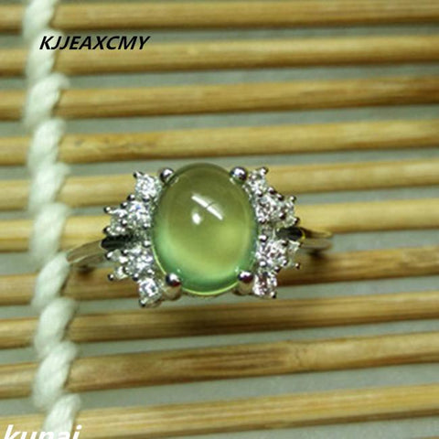 KJJEAXCMY Fine jewelry, Colorful jewelry, natural stone ring, 925 silver boutique promotion-JewelryKorner